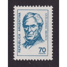 ARGENTINA 1977 GJ 1755A ESTAMPILLA NUEVA MINT PAPEL MATE FLUOR U$ 12